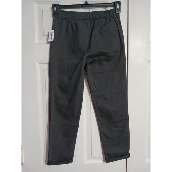 NWT Boys Old Navy Built-in Flex Taper Pants Size L (10-12) Charcoal - Picture 3 of 8